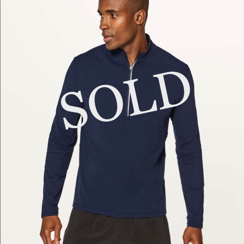 Lululemon Long Sleeve Zip Pullover Top Sz Medium